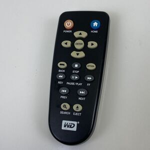 WD Western‎ Digital Live TV Plus Mini HD WDTV Hub Media Player remote control